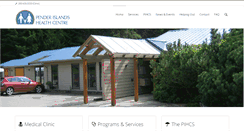Desktop Screenshot of penderislandhealth.ca